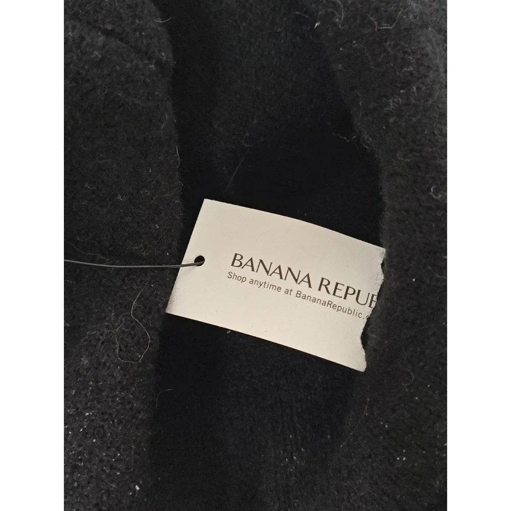New Banana‎ Republic Lambs Wool Hat Black Bucket style Women's Casual Relaxed